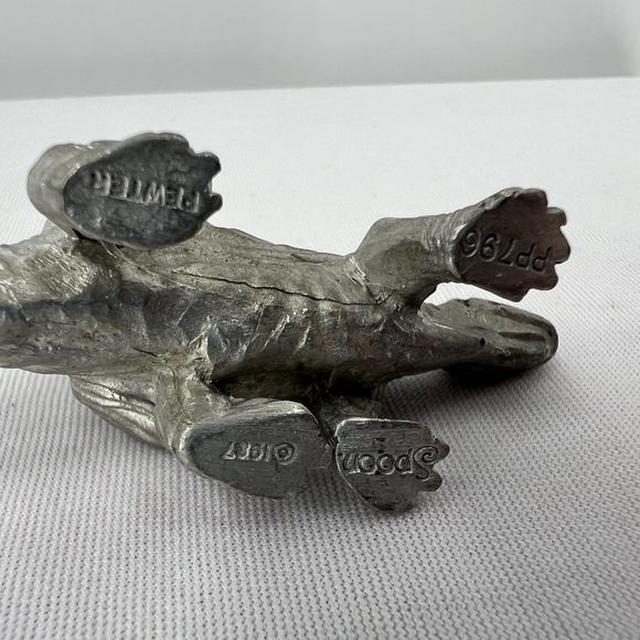 1987 Stegosaurus Dinosaur Pewter Figurine Vintage Spoon PP796 collectable toy - Picture 8 of 8